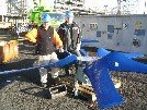 Industrial fan blade installation