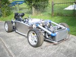 Rolling sports car chassis
